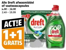 Poiesz Alle Dreft afwasmiddel of vaatwascapsules aanbieding