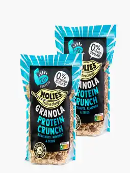 Flink Holie Granola Protein Crunch 350g 2x aanbieding