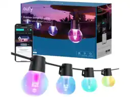 MediaMarkt Eufy Outdoor Led String Light E10 Slimme Buitenarmatuur Zwart aanbieding