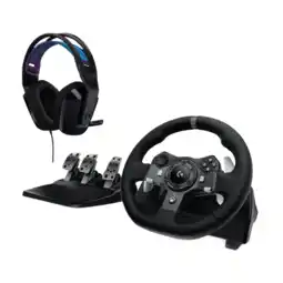 MediaMarkt Logitech G G335 Gaming Headset +g920 Driving Force Xbox Series S X Pc Gaming Stuurwiel aanbieding