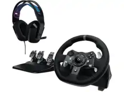 MediaMarkt Logitech G G335 Gaming Headset +g920 Driving Force Xbox Series S X Pc Gaming Stuurwiel aanbieding