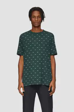 Wehkamp Q/S by s.Oliver T-shirt met all over print groen aanbieding