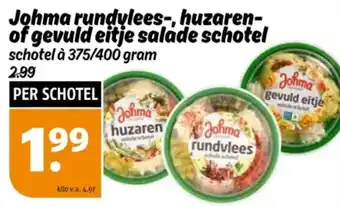 Poiesz Johma rundvlees-, huzaren- of gevuld eitje salade aanbieding