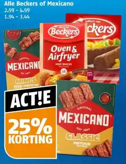 Poiesz Alle Beckers of Mexicano aanbieding