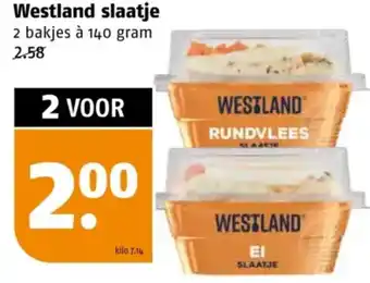 Poiesz Westland slaatje aanbieding