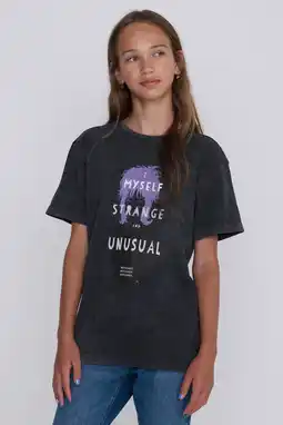 Wehkamp Coolcat T-shirt License Beetlejuice I Myself Acid Wash aanbieding
