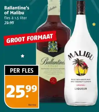 Poiesz Ballantine's of Malibu aanbieding