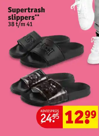 Kruidvat Supertrash slippers 38-41 aanbieding