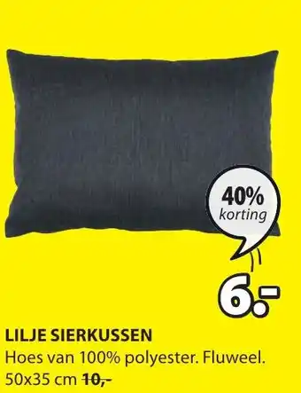 Jysk Lilje sierkussen aanbieding