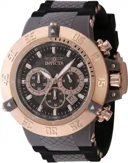 Amazon Invicta Subaqua - Noma III Heren Quartz horloge van roestvrij staal - 50 mm aanbieding