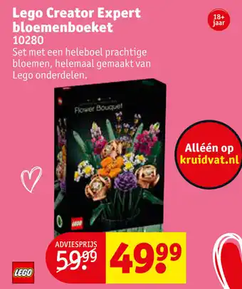 Kruidvat LEGO CREATOR Expert Bloemenboeket 10280 aanbieding