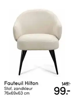 Leen Bakker Fauteuil hilton aanbieding