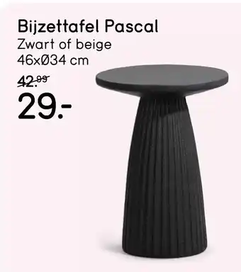 Leen Bakker Bijzettafel pascal aanbieding