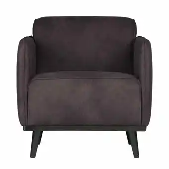 Wehkamp BePureHome eco-leren fauteuil Statement aanbieding