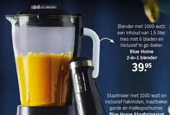 Albert Heijn Blue Home 2-in-1 blender aanbieding