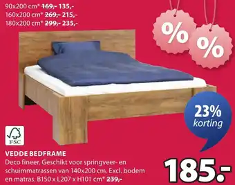 Jysk Vedde bedframe aanbieding