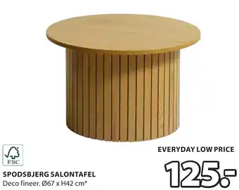 Jysk Spodsbjerg salontafel aanbieding