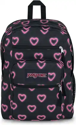 Amazon JanSport BIG STUDENT Grote rugzak, 15 inch laptopvak, Power to the Flower (Geel) aanbieding