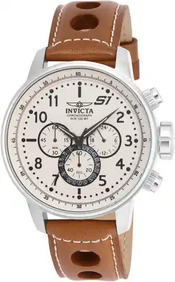 Amazon Invicta S1 Rally Heren Quartz horloge van roestvrij staal - 48 mm aanbieding