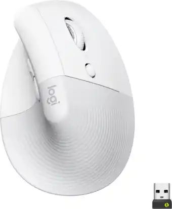 Coolblue Logitech Lift Verticale Ergonomische Muis Wit aanbieding