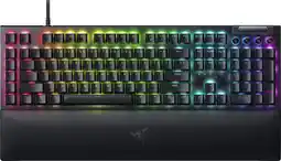 Coolblue Razer BlackWidow V4 Mechanisch Gaming Toetsenbord Green Switch Qwerty aanbieding