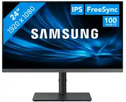 Coolblue Samsung Essential Monitor S4 S43GC FHD 100Hz 24 inch aanbieding