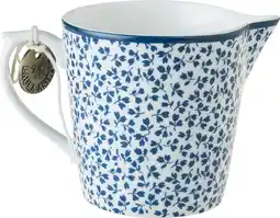 Intratuin Laura Ashley melkkan Floris blauw D 8 H 11,7 cm aanbieding