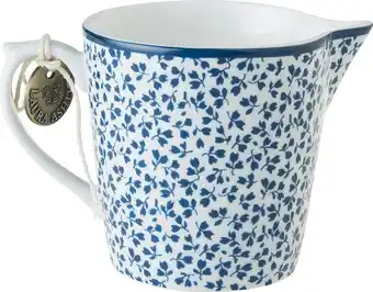 Intratuin Laura Ashley melkkan Floris blauw D 8 H 11,7 cm aanbieding