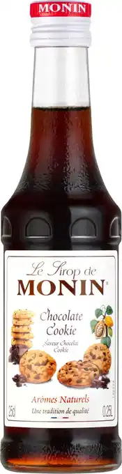 Intratuin Monin koffiesiroop Chocolate Cookie 0,25 L aanbieding
