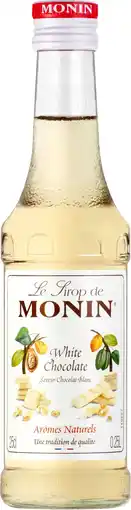 Intratuin Monin koffiesiroop Witte Chocolade 0,25 L aanbieding