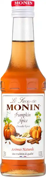 Intratuin Monin siroop Pumpkin Spice 0,25 L aanbieding