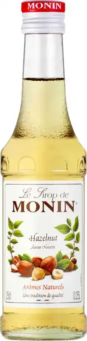 Intratuin Monin koffiesiroop Hazelnoot 0,25 L aanbieding