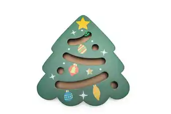 Welkoop Beeztees Kerstboom Krabkarton - Kerst kattenspeeltje aanbieding