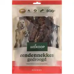 Welkoop Welkoop - Eendennekken Gedroogd - Eend - 300 gram aanbieding