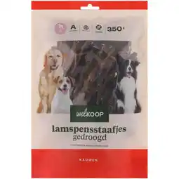 Welkoop Welkoop - Lamspensstaafjes Gedroogd - Lam - 350 gram aanbieding