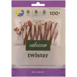 Welkoop Welkoop Twister - Hondensnack - Kip - Vis - 100 gram aanbieding