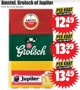 Dirk Amstel, Grolsch of Jupiler aanbieding