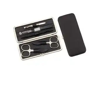 Douglas Hans Kniebes Manicure-etui, nappa-rundleer, vernikkeld aanbieding