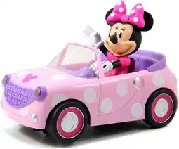 Amazon Jada Toys - Disney Minnie Mouse Roadster - Bestuurbare auto - 19cm - 2.4GHz - Vanaf 3 jaar aanbieding