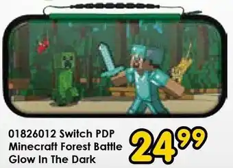 ToyChamp 01826012 Switch PDP Minecraft Forest Battle Glow In The Dark aanbieding