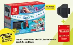 ToyChamp 01824575 Nintendo Switch Console Switch Sports Rood/Blauw aanbieding