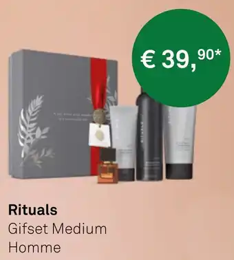 Mooi parfumerie Rituals Gifset Medium Homme aanbieding