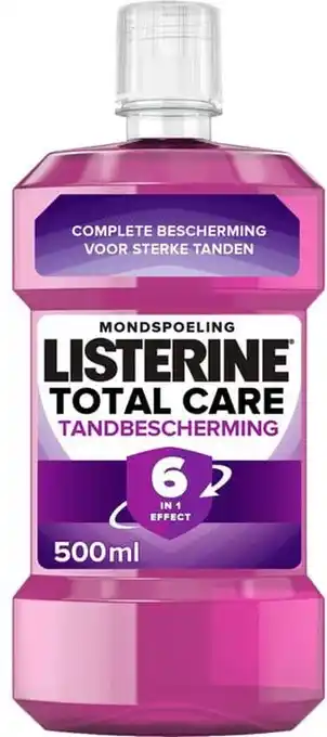 Bol.com x6 LISTERINE MONDWATER TOTAL CARE aanbieding