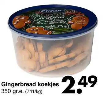 Wibra Gingerbread koekjes 350 gr.e. aanbieding