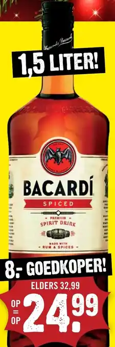 Dirck 3 Bacardí spiced aanbieding