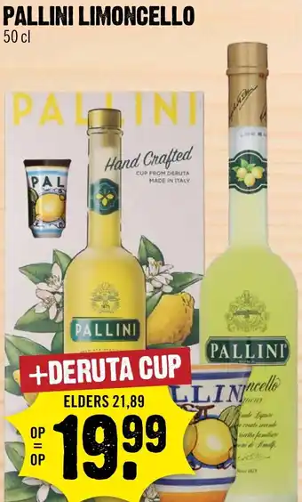 Dirck 3 Pallini limoncello aanbieding