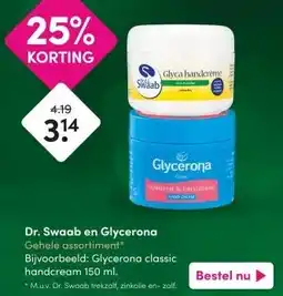 DA Dr. Swaab en Glycerona Gehele assortiment* aanbieding