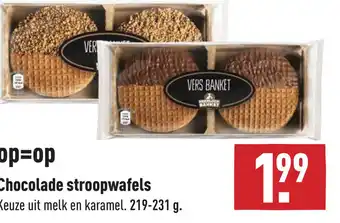 ALDI Chocolade stroopwafels aanbieding