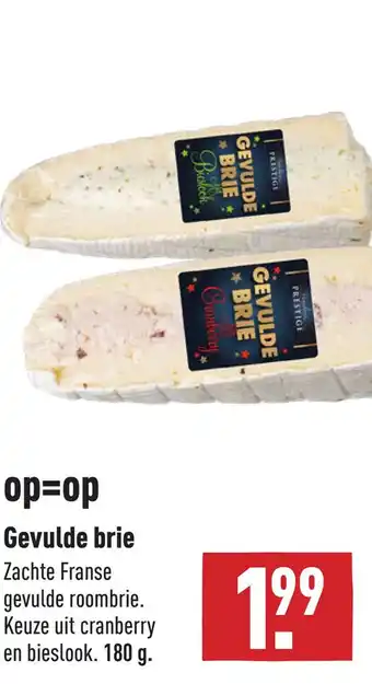 ALDI Gevulde brie aanbieding