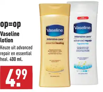 ALDI Vaseline lotion aanbieding